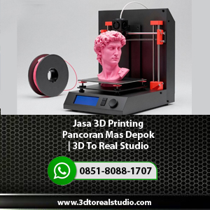Jasa-3D-Printing-Pancoran-Mas-Depo-3D-To-Real-Studio