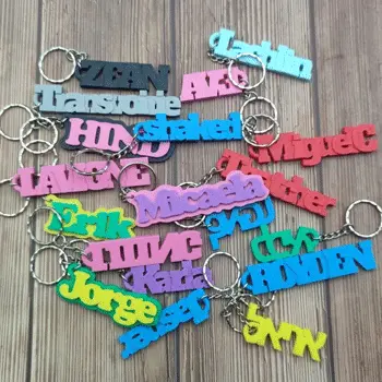 Gantungan Kunci Nama Custom